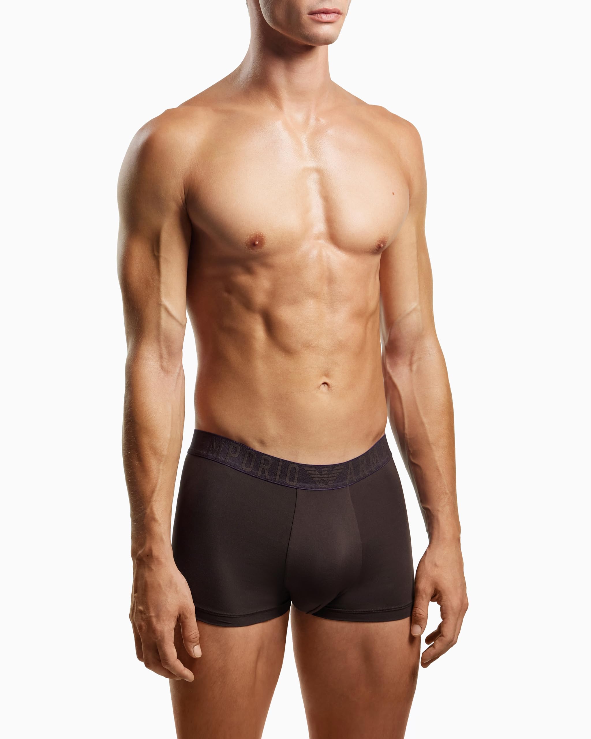 Emporio Armani Essential Microfiber Trunk Bermuda Uomo (Pacco da 1)