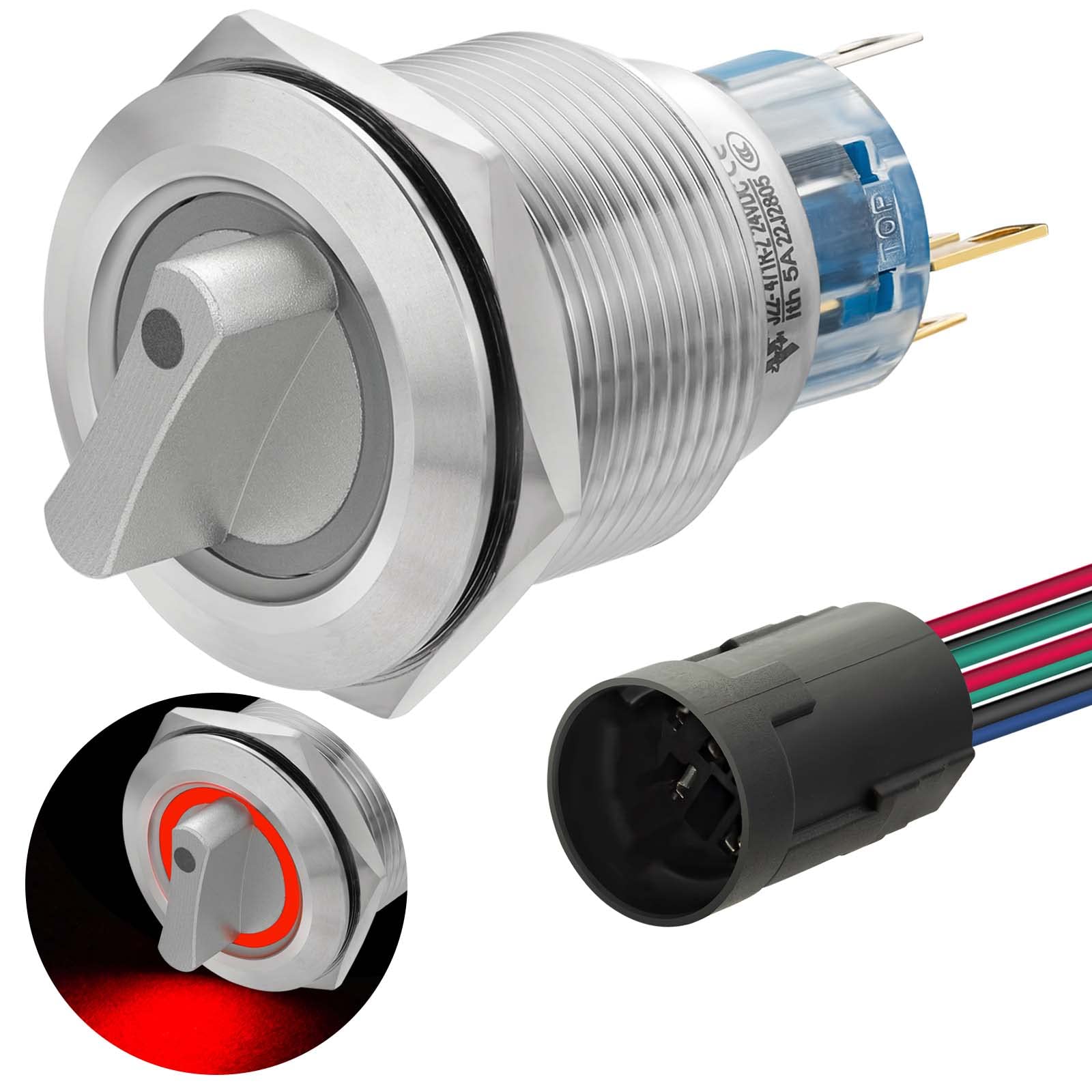 【新品】Switch Vol.23No.2(2005February) Interruptores selectores de 22 mm, interruptor giratorio, 2