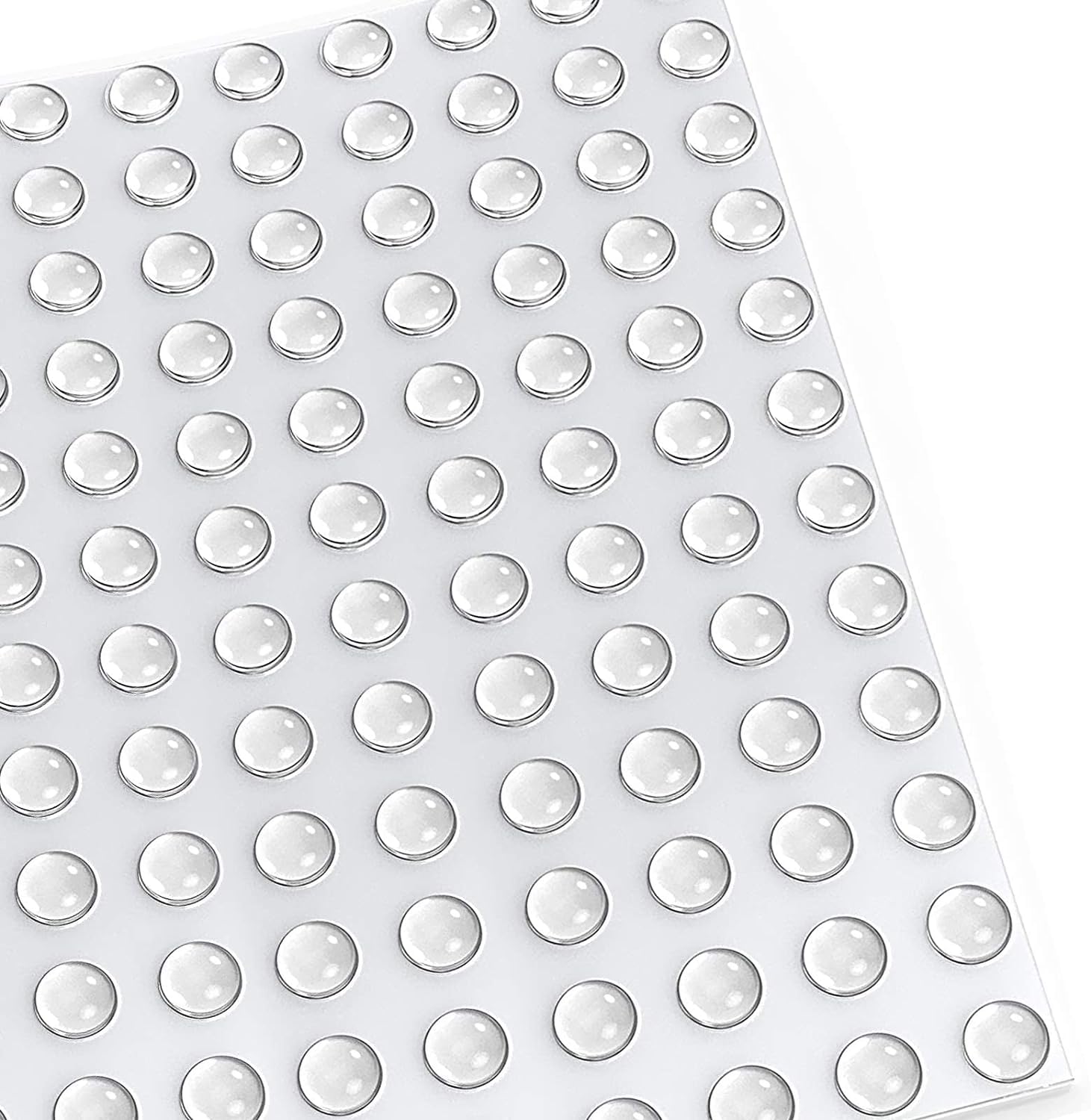 Small Door Bumpers Self-Adhesive Clear Rubber Feet Tiny Bumpons 1/4" Diameter X 1/16" Thick 100 Pack…