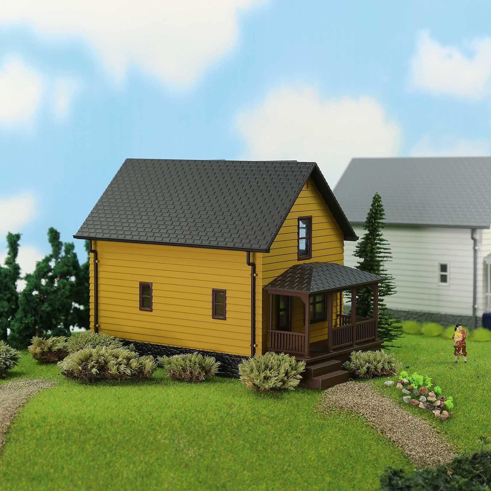 O Scale Christmas Village Model Building 150 Residential Modern House