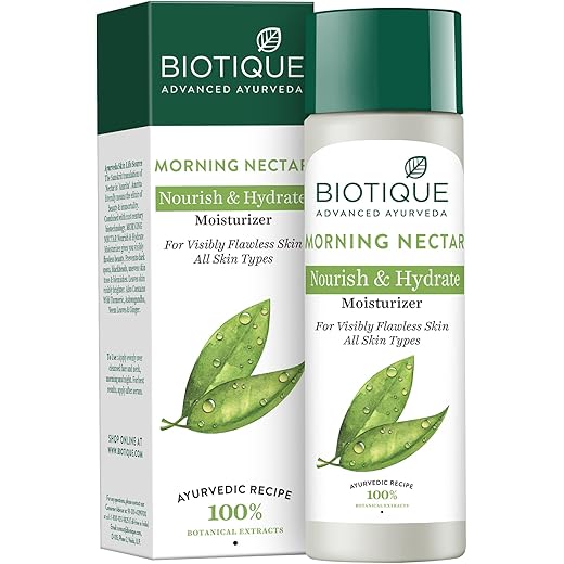 Biotique Nectar Moisturizer 190ml - Flawless Skin