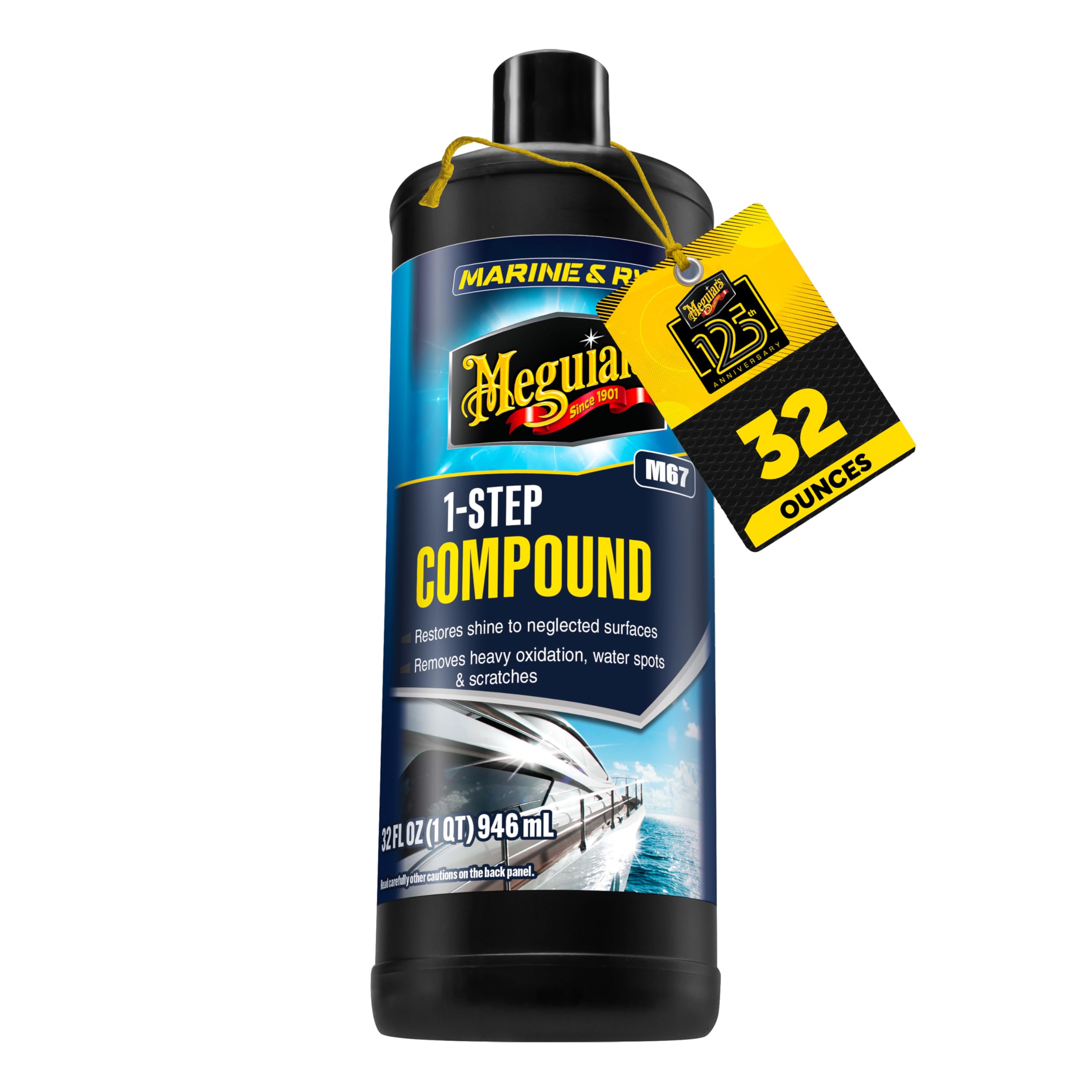 Marine RV 67 Boat One Step Compound M6732 946ml Aggressive Cleaner Plus Polish