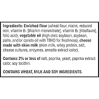 Vista 3 de Cheez-It Galletas de queso, galletas horneadas, aperitivos para el almuerzo, originales (6 bolsas)