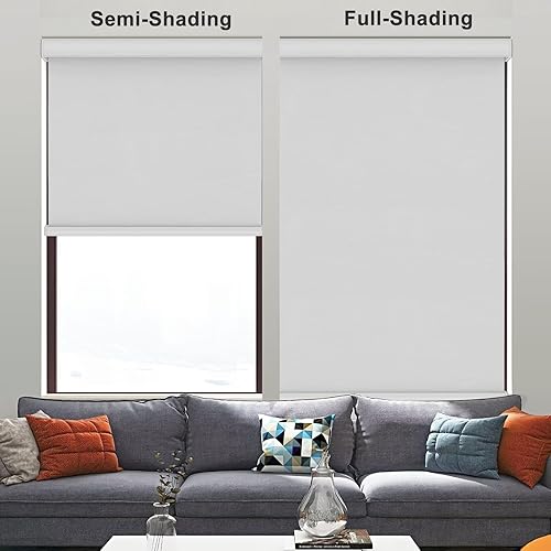 Miniatura 5 de Changshade Persiana enrollable sin cordón opaca personalizada persianas enrollables de ventana con control de luz de privacidad protección UV