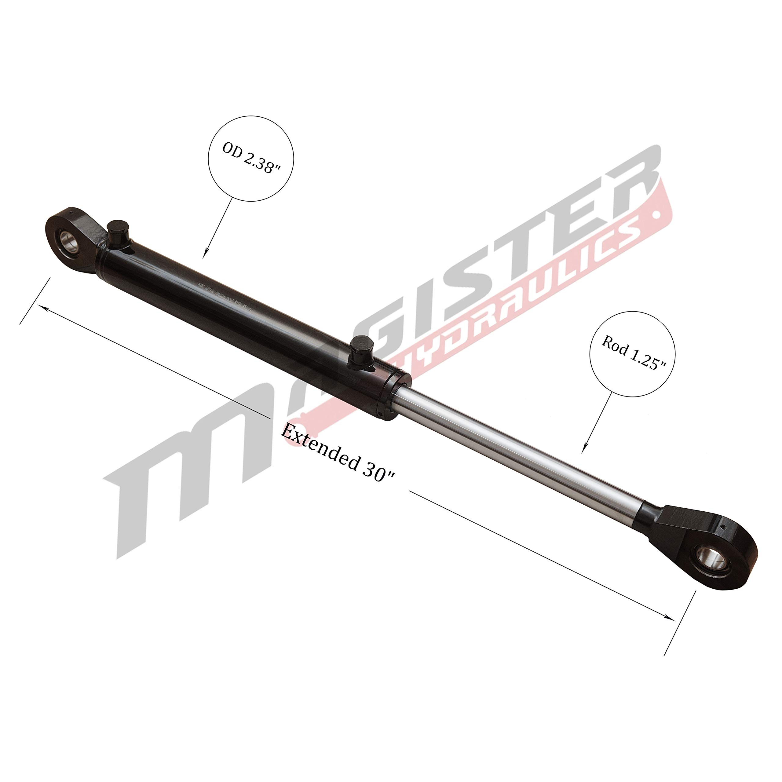 Double Acting Hydraulic Cylinder – Universal 2" Bore 10" Stroke, Swivel Eye (2x10) — Amazon image 8