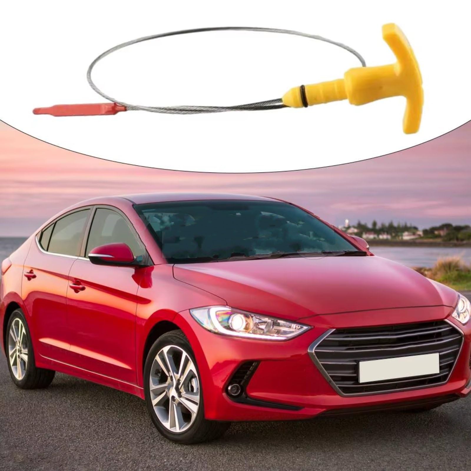 Asta di Livello Olio Motore per Hyundai Elantra 2.0L 2017 2018 2019 2020, codice 26611-2E021 26611-2E022