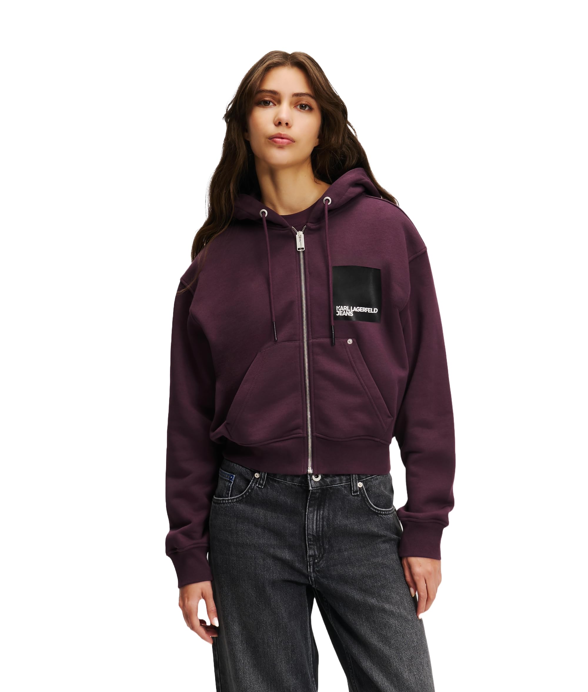 Karl Lagerfeld Jeans Donne Zip Up Hoodie