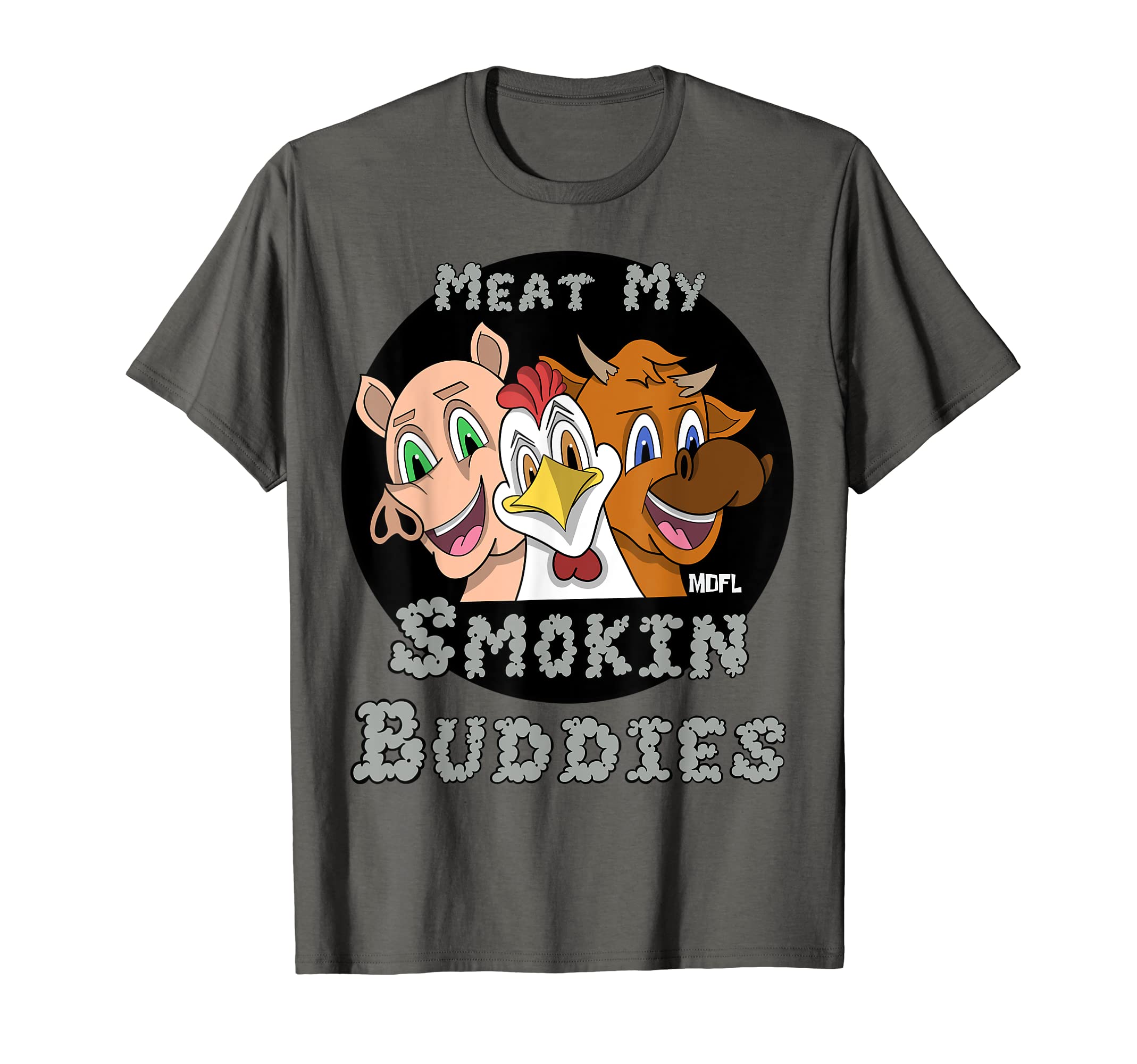 MDFL Designs Meat My Smokin Buddies T-Shirt