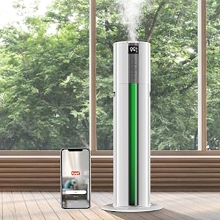 YOKEKON Smart Floor Humidifiers for App Control, Compatible with Alexa & Google Voice Control, Cool Mist Top Fill Humidifi...