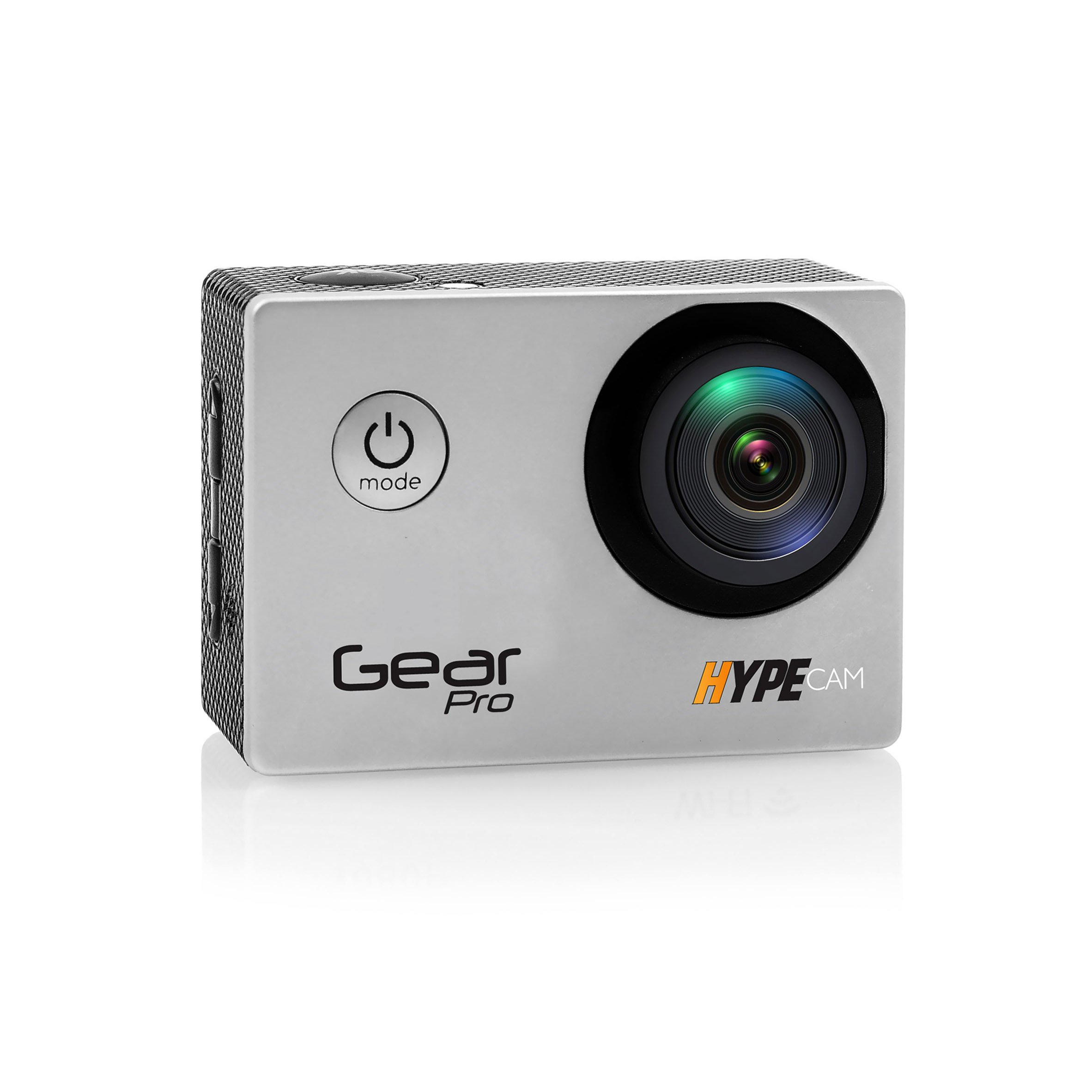 Progear GDV485SL.01 4K 30fps Ultra HD Waterproof Sports Action Camera with Wi-Fi Wireless Connectivity to Smartphone, Fully Submergible Case, Silver