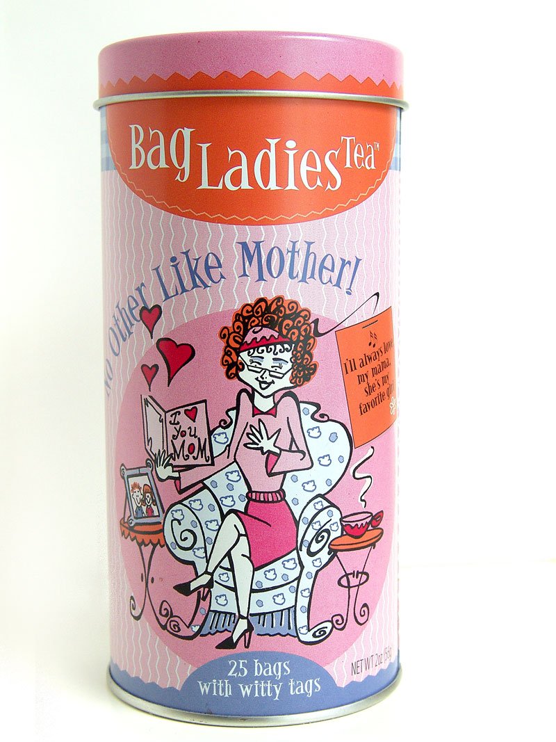 Bag Ladies Tea No Other Like Mother Tea Tin, contains 25