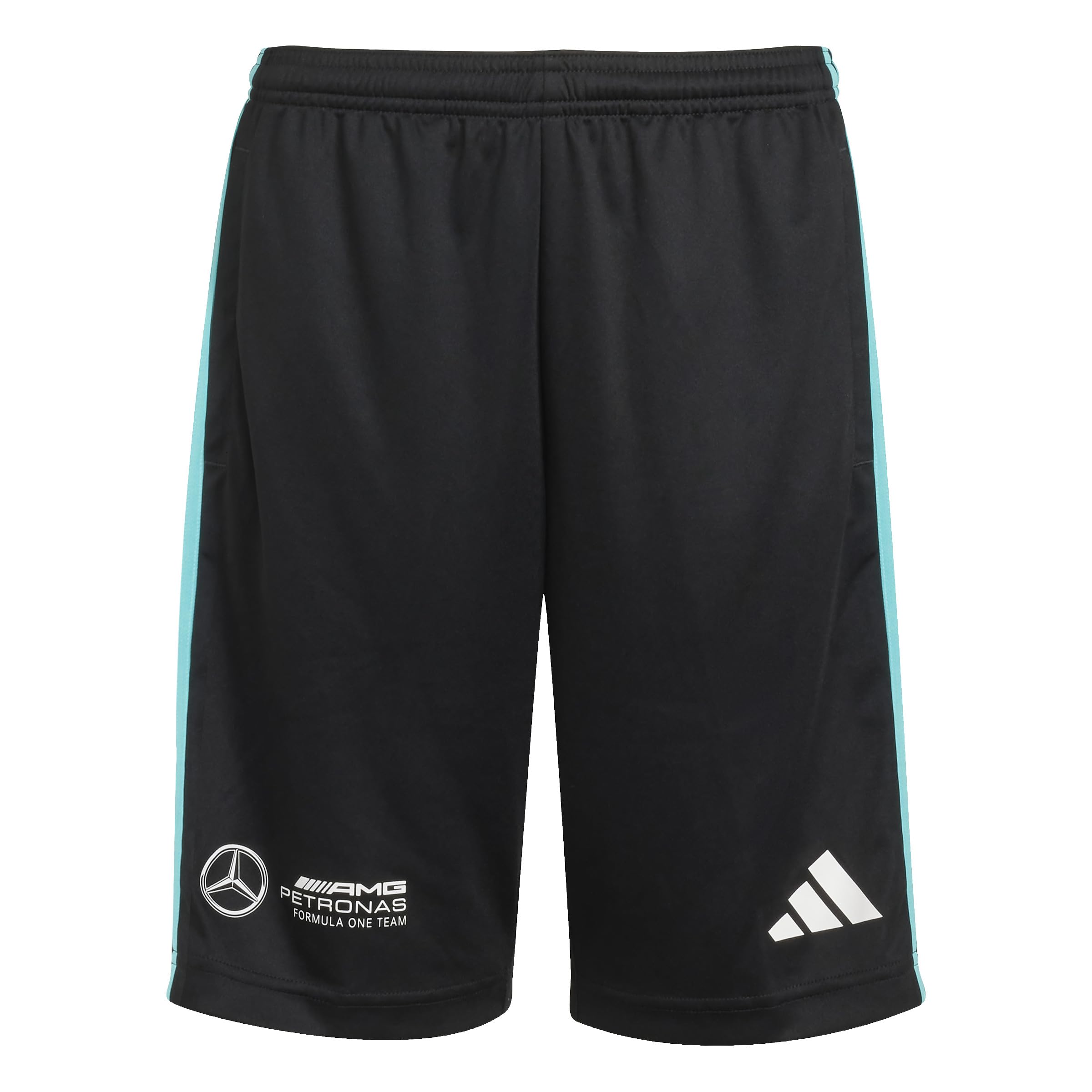 adidas Mercedes, Black/White, Size 7-8 Years