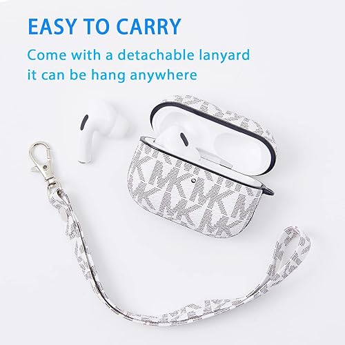 Miniatura 5 de TANGABA Funda protectora para Airpods Pro 2 generación 2022, funda protectora de cuerpo completo que absorbe los golpes con cordón para Airpods Pro