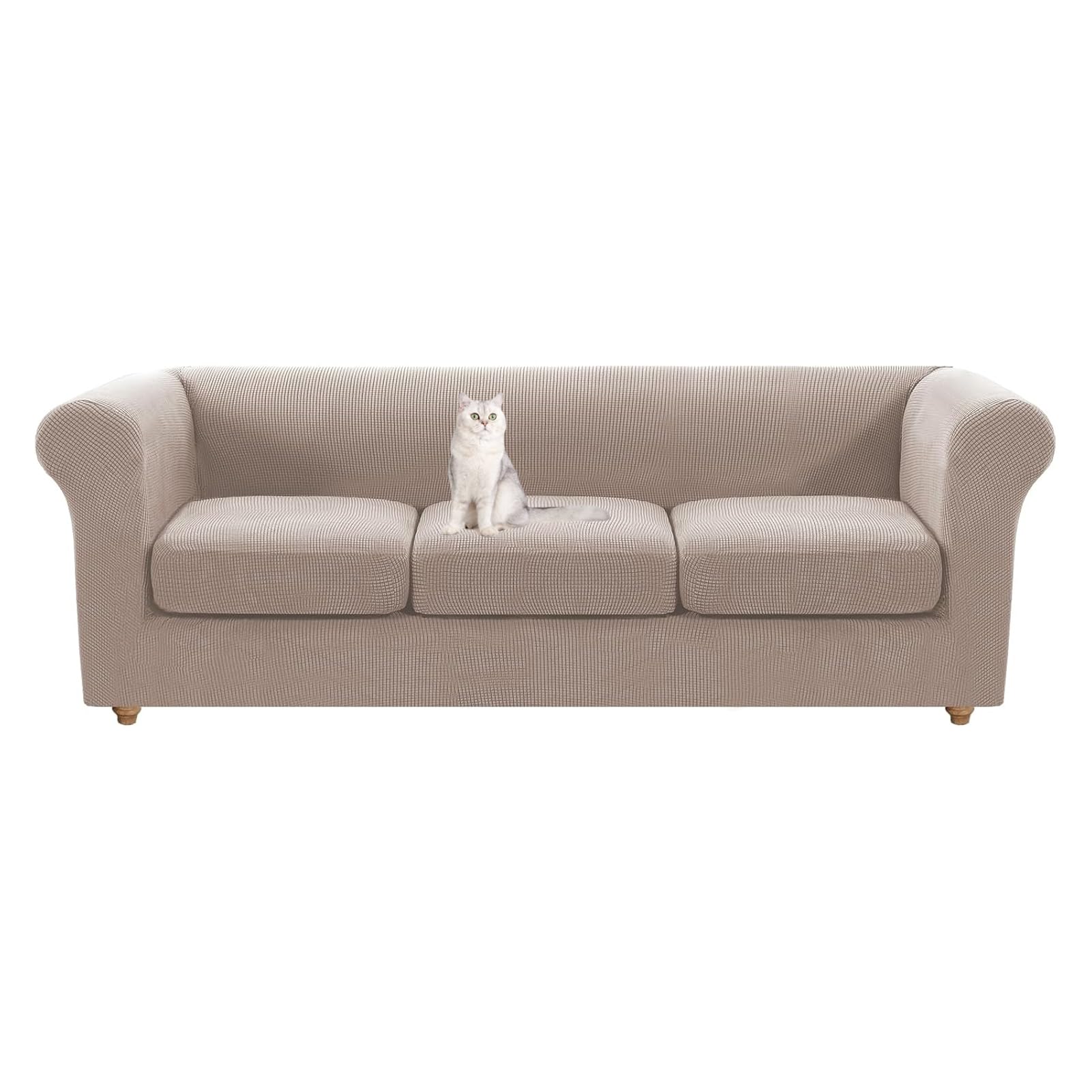 Housse de canapé Chesterfield extensible pour sublimer votre fauteuil de salon