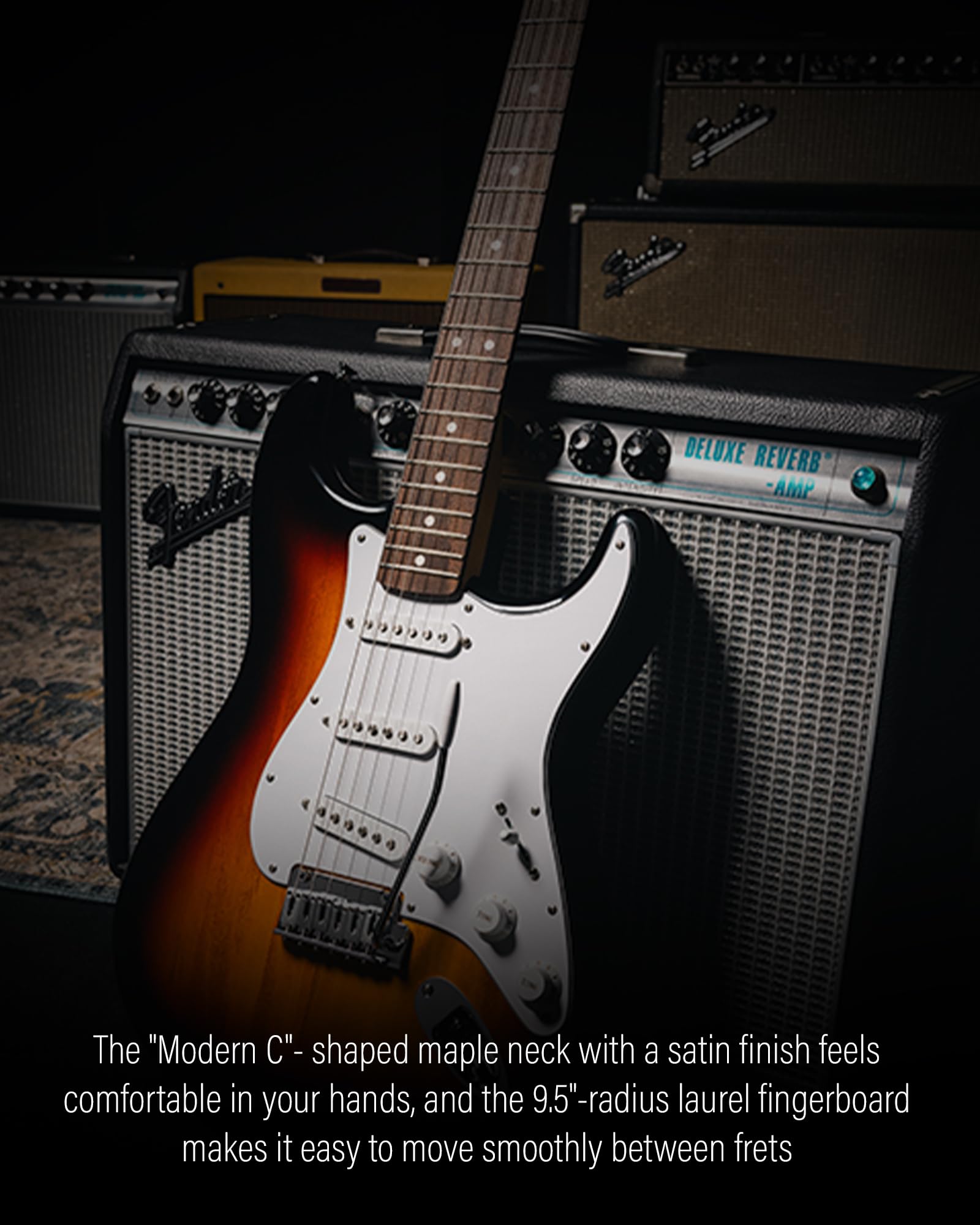 Amazon.co.jp: Fender Standard Stratocaster - 3色サンバースト