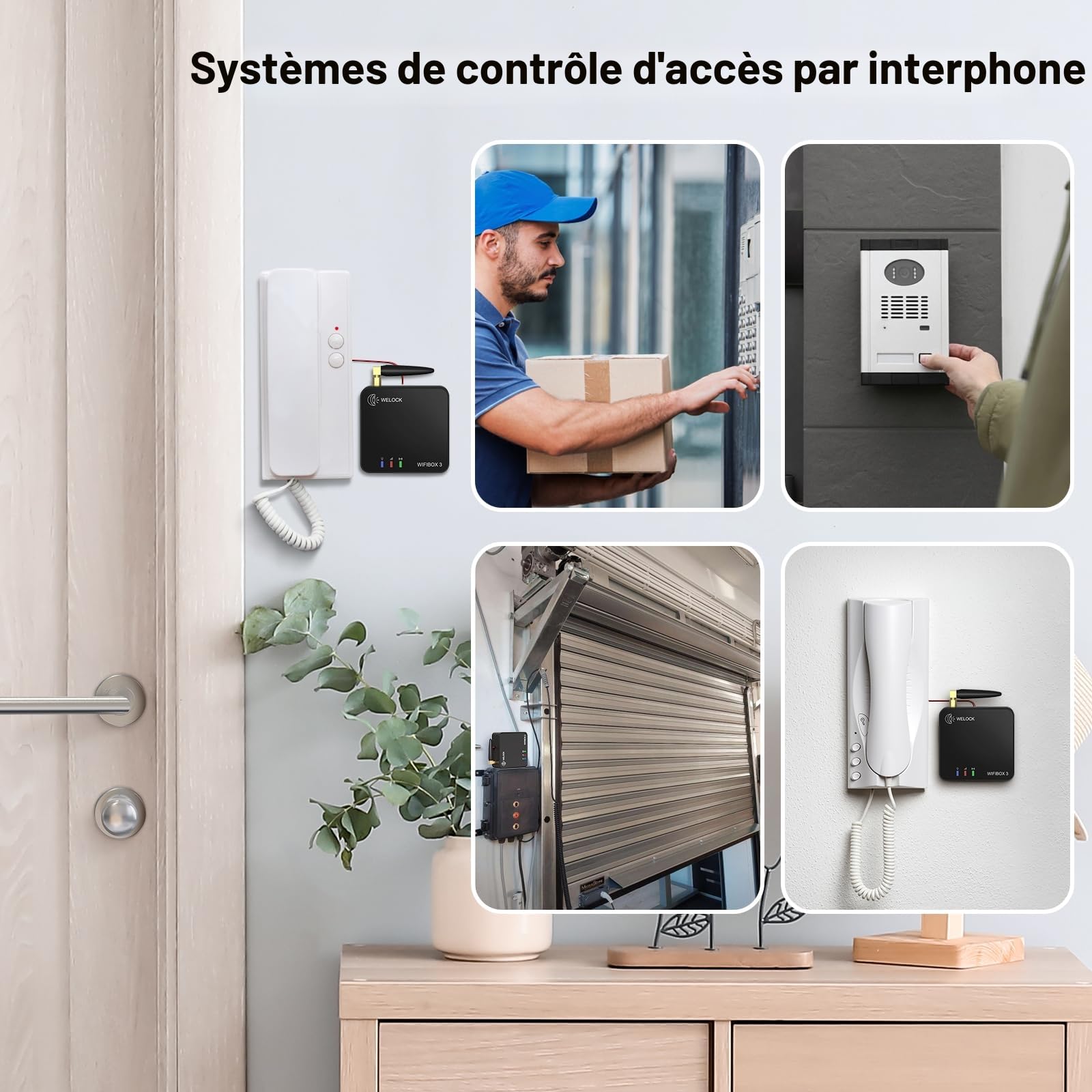 WELOCK WiFiBox Passerelle Bluetooth Intelligente pour déverrouiller la welock Serrure Connectée et se connecter à Alexa