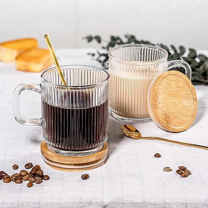 Looking for a gift that will delight any coffee lover? Look no further. Each set of Combler Glass Coffee Mugs comes beautifully packaged in an elegant and sturdy gift box, ensuring a visually stunning presentation and safe delivery.