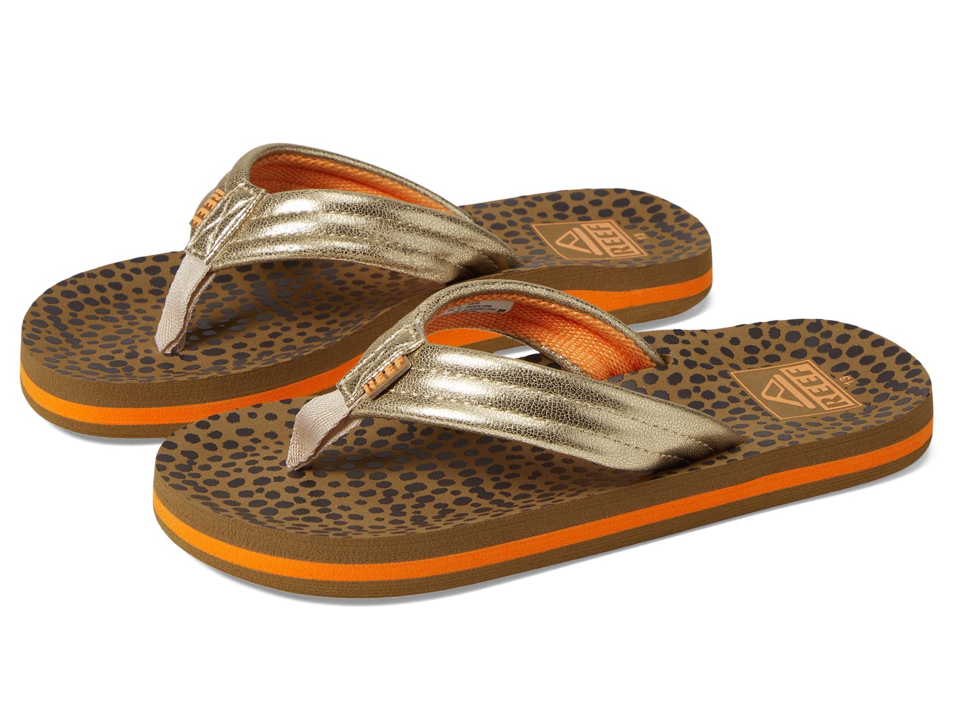 Reef (7K Uk, Wild) Children Kids Little Ahi Summer Beach Pool Sandals Thongs Flip Flops