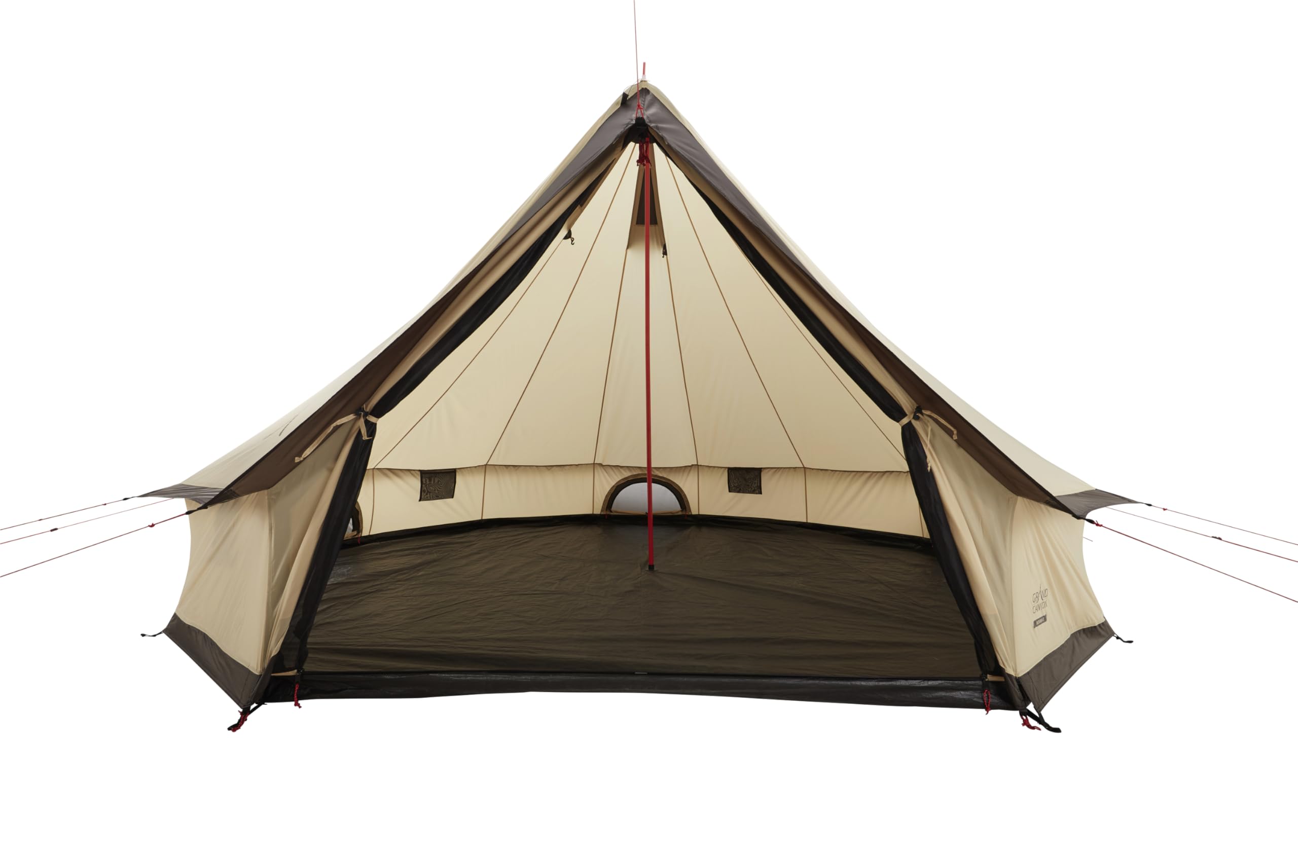 Grand Canyon Indiana - Tienda de campaña piramidal para personas Tipi para grupos, camping, exteriores, tamaños glamping