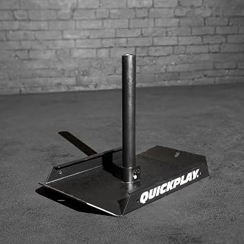 QUICKPLAY Weight Training Push/Pull Sled or Pull Sled Only- Heavy Duty Steel for Strength & Conditioning Workout Build Explosive Power, Speed & Agility- Folding, Compact Design For 50mm Olympic Plates