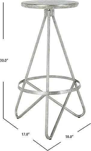 Miniatura 9 de Safavieh Galexia Taburete de bar, dorado/blanco Dorado / Blanco,Cobre Antiguo,Plata / hoja,https://www.amazon.com/dp/undefined