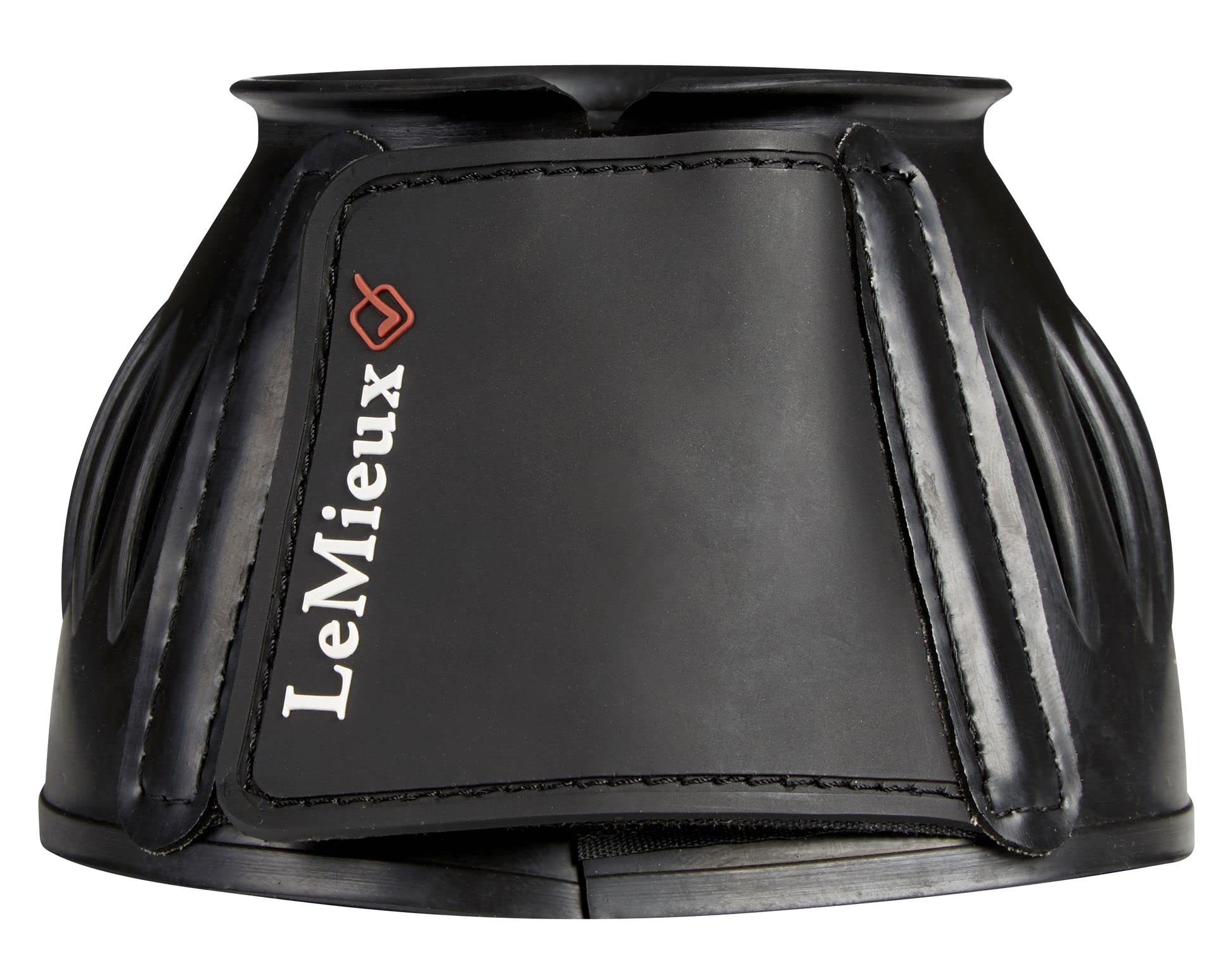 LeMieux Rubber Bell Boots Pair Over Reach Boots - Black, X-Large