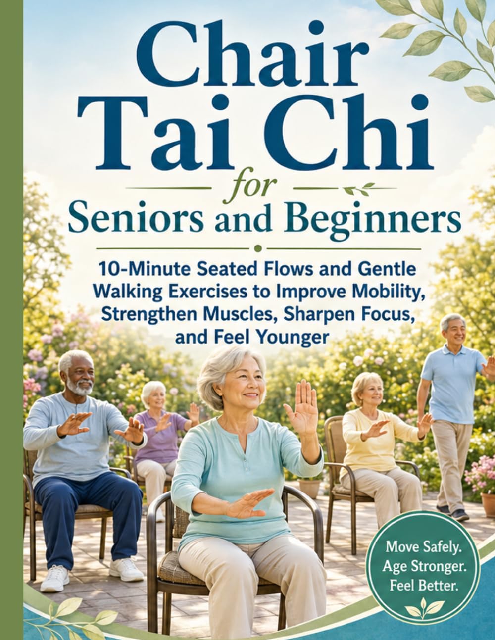 Chair Tai Chi for Seniors and Beginners: 10-Minute Seated Flows and Gentle Walking Exercises to Improve Mobility, Strengthen Muscles, Sharpen Focus, and Feel Younger