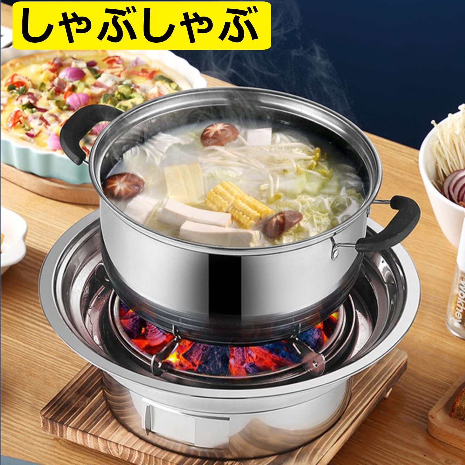 Amazon | 【7点セット】 焼き肉グリル 多機能 バーベキュー BBQ