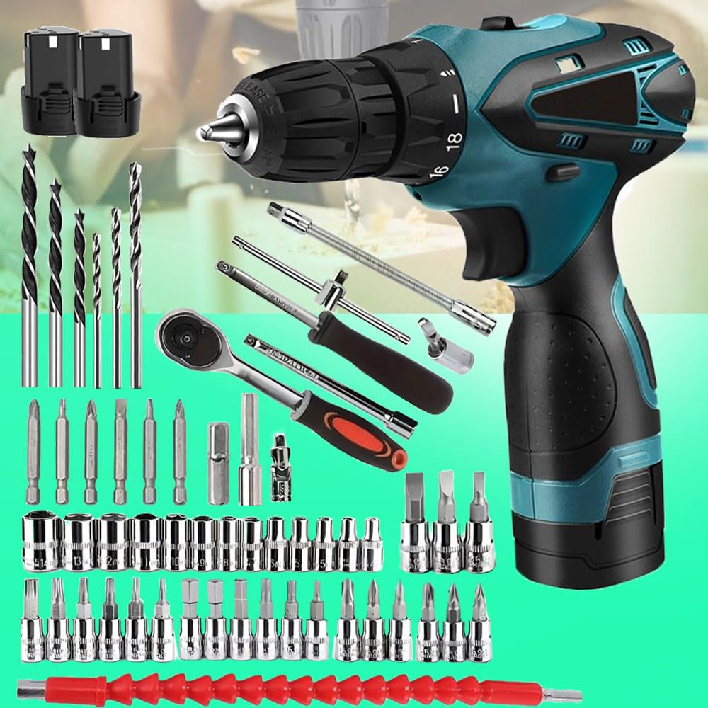 See full amazon price history chart for Galaxe 12V Wireless Screwdriver Drill Lithium Driver Machine Power Cordless Drill Electric Hand Drill with Hand Tool Kit Socket Set (GLX12V46SS12, 74pcs tool kit) Galaxe 12V Wireless Screwdriver Drill Lithium Driver Machine Power Cordless Drill Electric Hand Drill with Hand Tool Kit Socket Set (GLX12V46SS12, 74pcs tool kit) (B0DCTKN2TD) Amazon Price History, Amazon Price Tracker