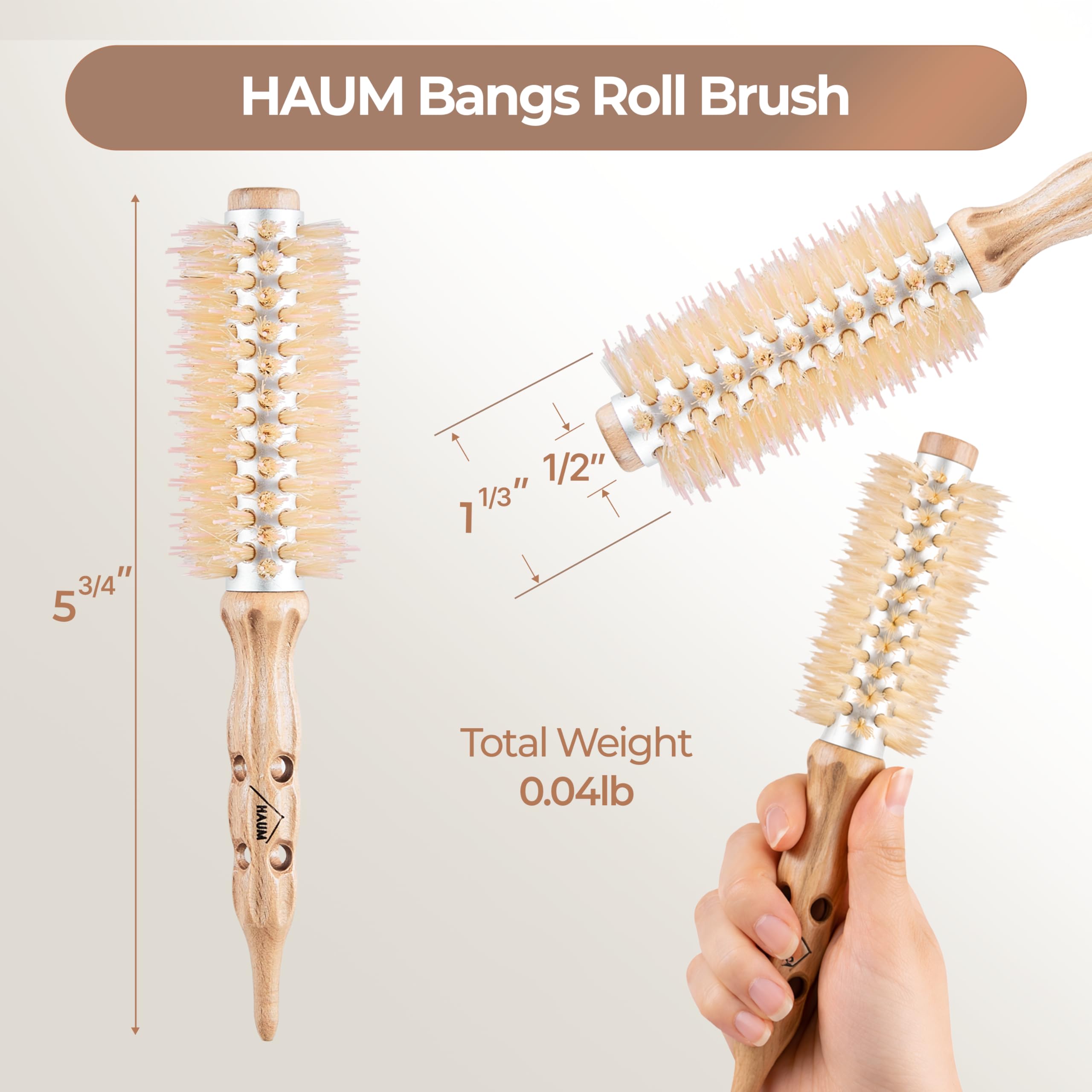 Amazon | [HAUM] Hair Roll Brush #2.5 Copper/ [ハウム]ヘアロール