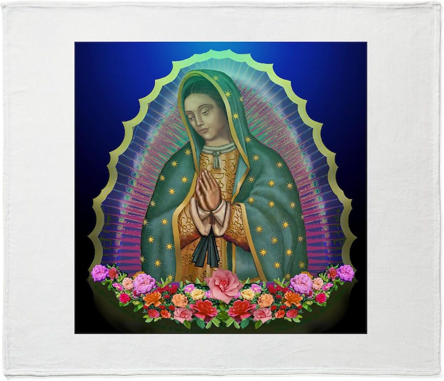 CafePress Our Lady of Fatima 1917 Throw Blanket Super Soft Fleece Plush Throw Blanket, 60"x50"