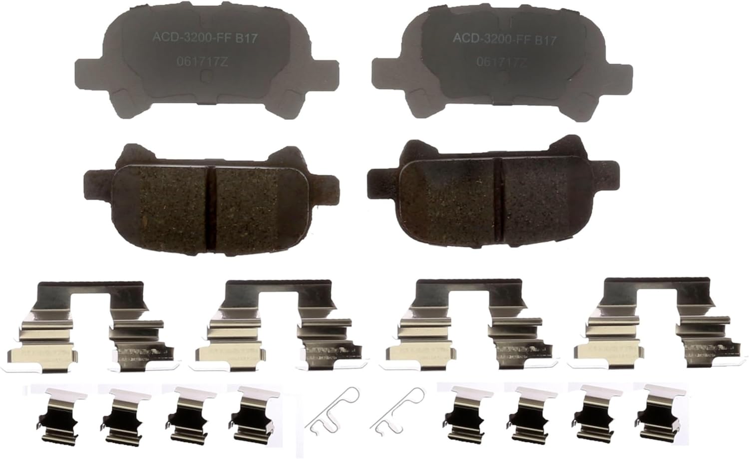 ACDelco Silver 14D828CHF1 (19383297) Ceramic Rear Disc Brake Pad Set