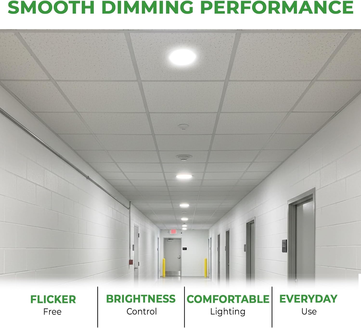 E2 Lighting 6 Inch Recessed LED Light, 6 Inch Retrofit LED Recessed Light, 16W Dimmable Slim LED Downlight, 3CCT Tunable 3000K/4000K/5000K Fixture
