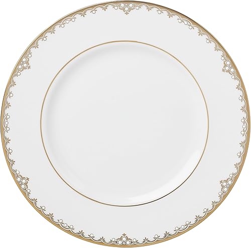 Lenox Accent Plate Federal Gold, Blanco