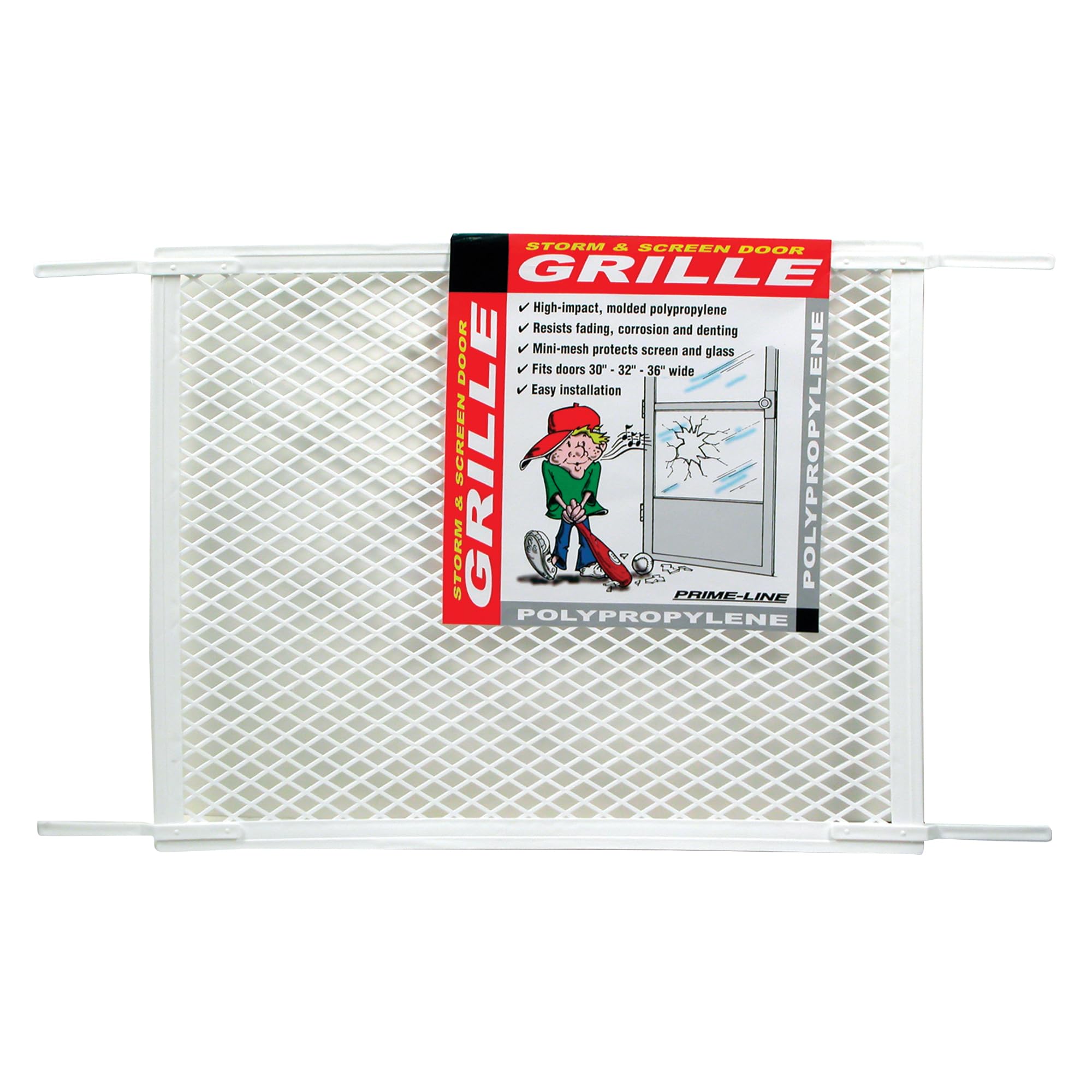 Grille de porte PL15517 blanc 76,2 cm protection bas de porte
