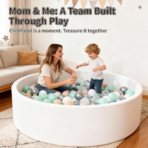 Vista 116 de STARBOLO Ball Pit Balls for Toddlers Phthalate Free BPA Free Non-Toxic Crush Proof Play Balls for Toddlers Kids Pool Playhouse Pack of 100 200 500