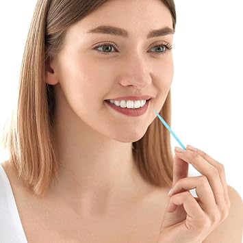Medsuo 100 PCS Plastic Double Head Dental Toothpicks