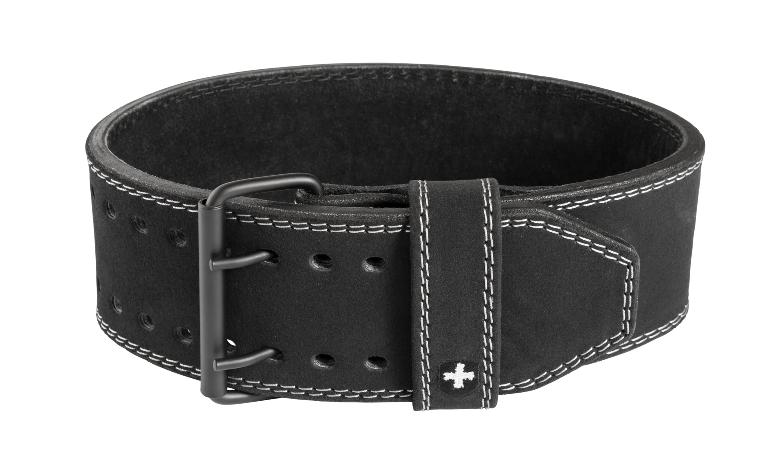Harbinger 6" Cintura in Pelle Imbottita 2.0 – Supporto Lombare | Nero; L; supporta schiena e core; fodera in pelle e camoscio; vestibilità comoda – per sollevamento pesante