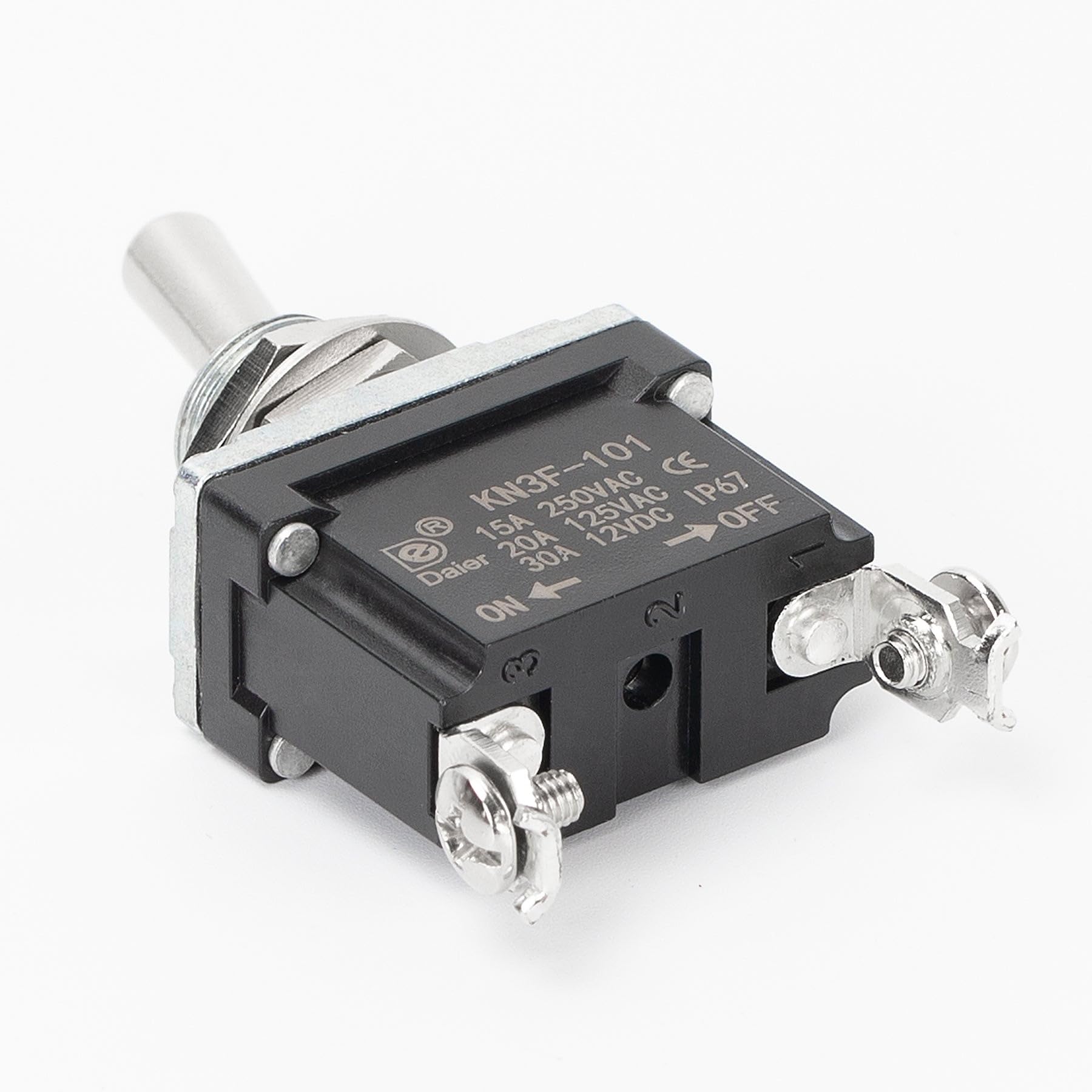 Tuimelschakelaar 2 posities IP67 15A