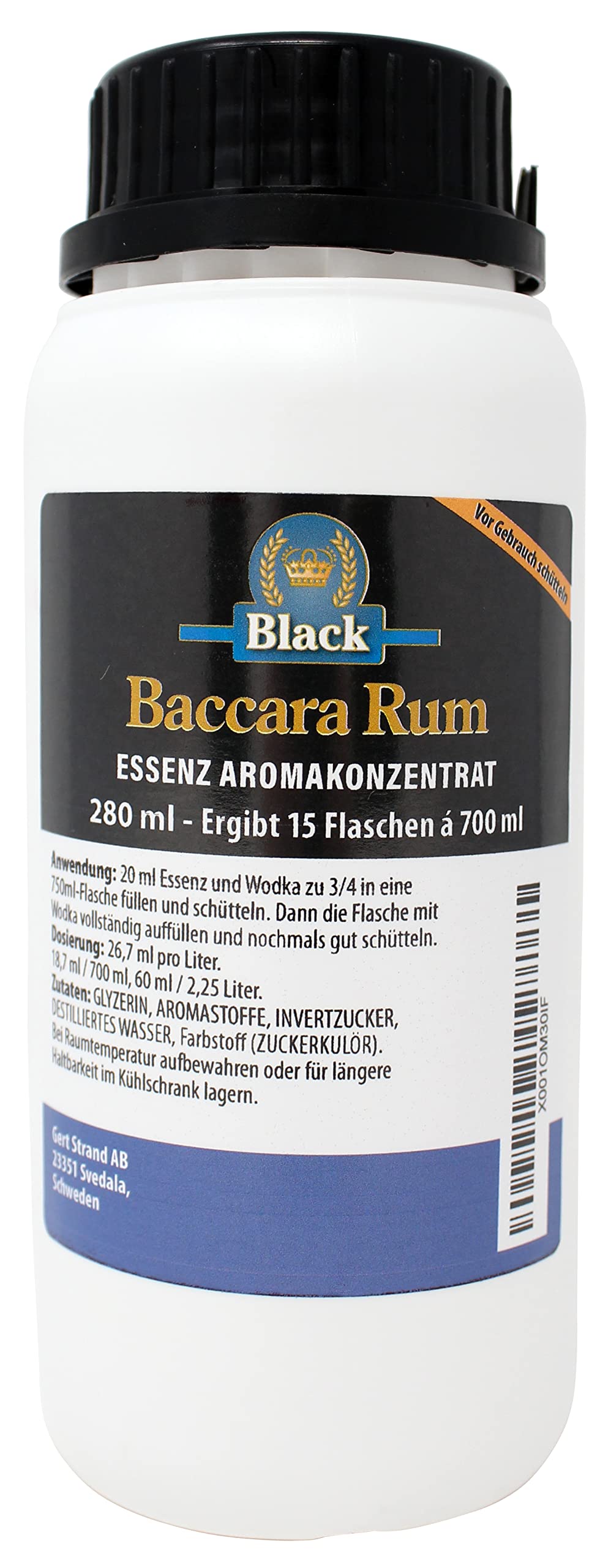 Prestige Black Baccara Rum Aromaessenz
