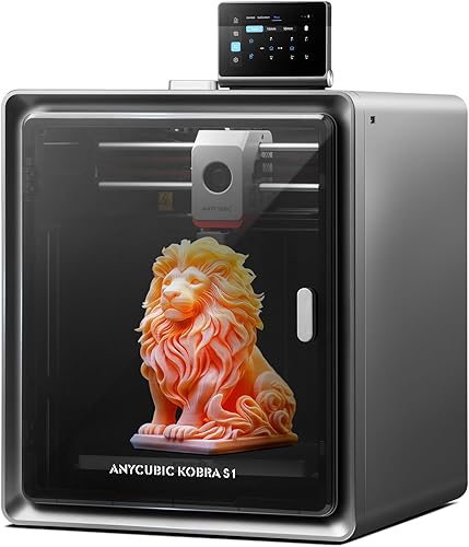 Anycubic Impresora 3D Kobra 2 Neo, velocidad de impresión mejorada de 9.843 ins más rápida con nuevos detalles de extrusora integrados aún mejores,