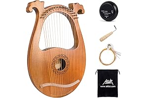 AKLOT 16 String Exquisite Irish Lyre Harp