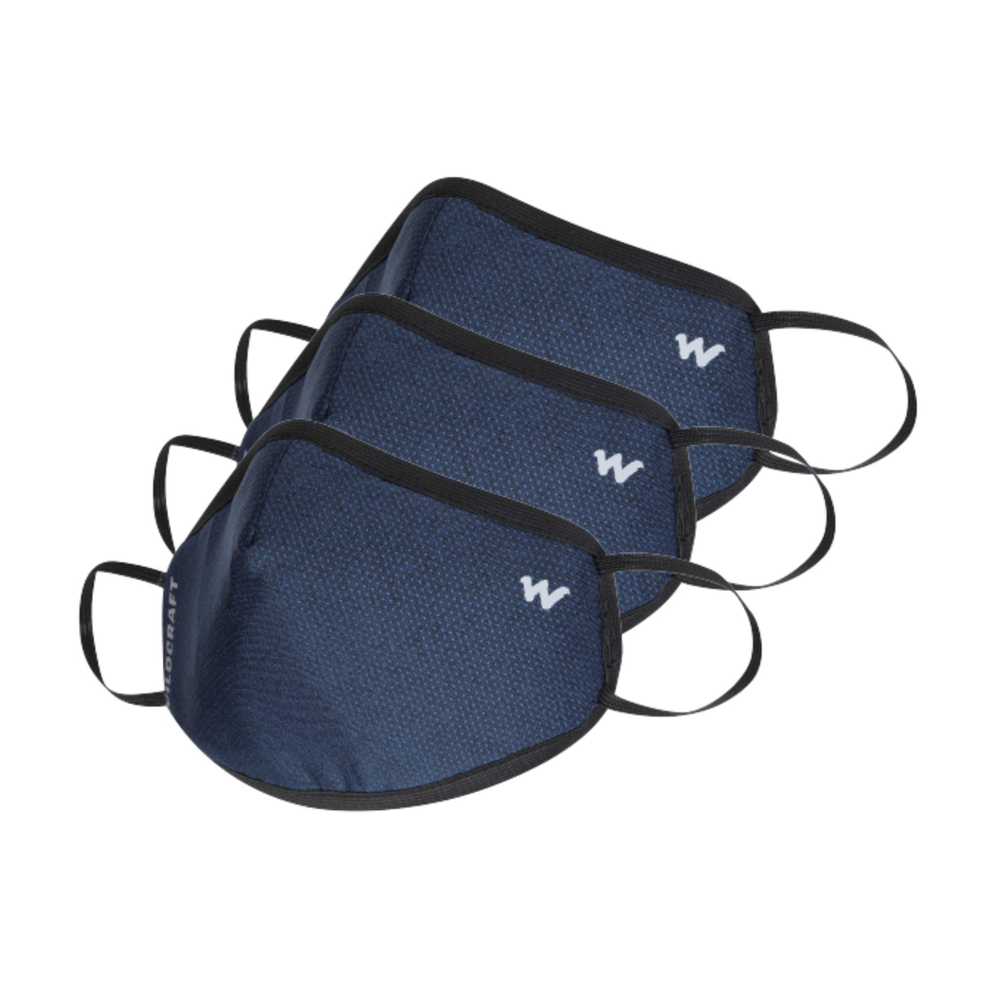 Wildcraft Unisex-Child Polyester SUPERMASK W95+ Reusable Outdoor Respirator 3P : Pointel : BLU_POSDN : S (8903338297871 3 Count (Pack of 1))-image-3
