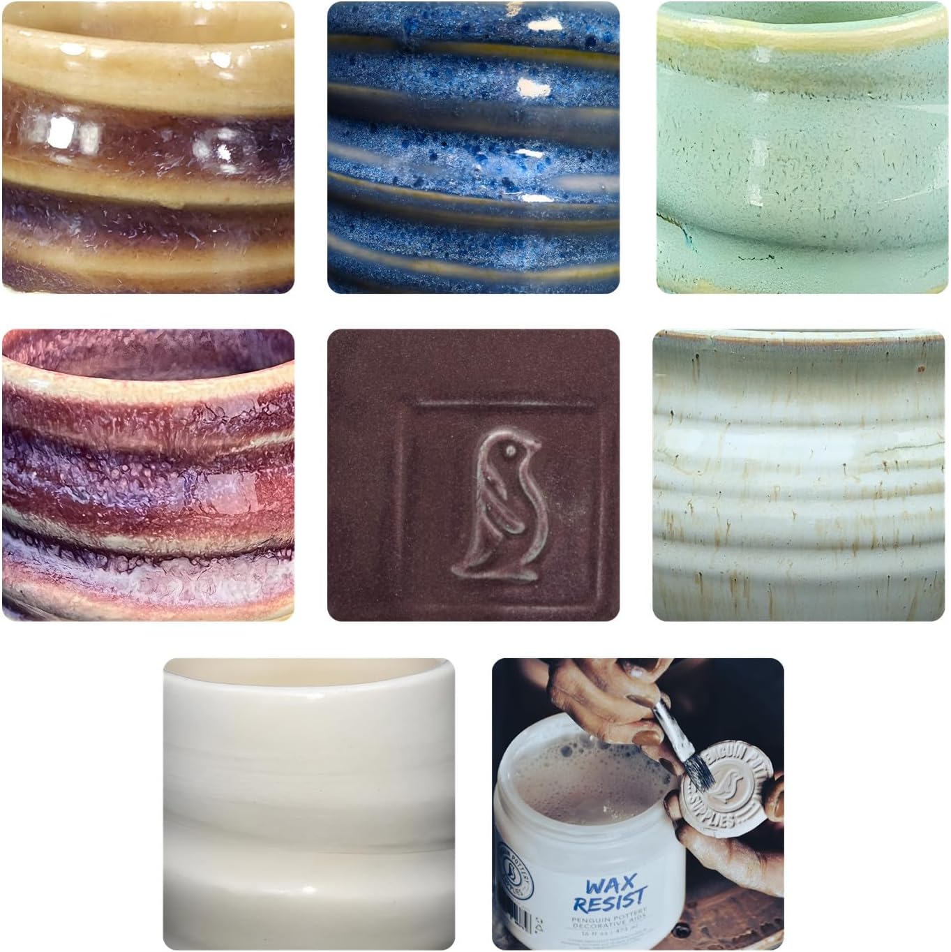 Penguin Pottery - Mid Fire Specialty Series - Sample Pack