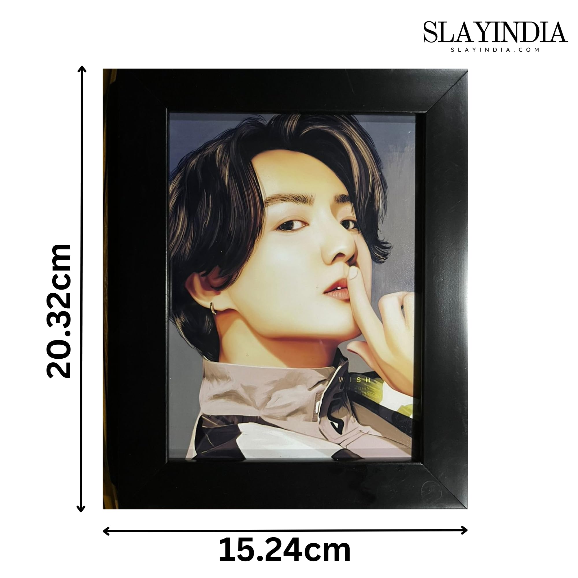 BTS jungkook 額縁 SLAYINDIA® Jungkook Photo Frame - K-Pop BTS Golden Maknae