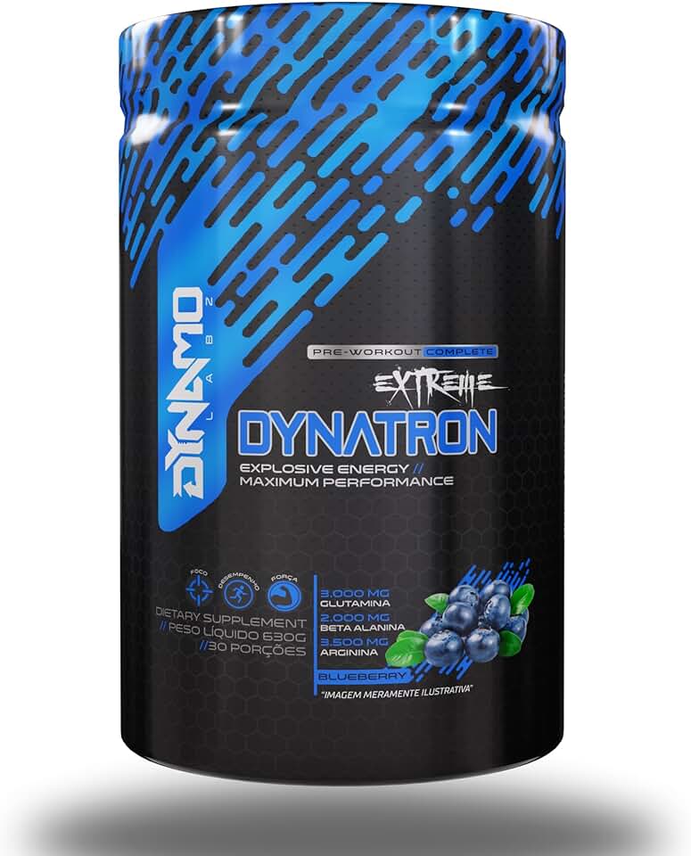 Dynatron Extrem 630g Pré Treino de Alta Performance Dynamo Labz (Normal, Blueberry)