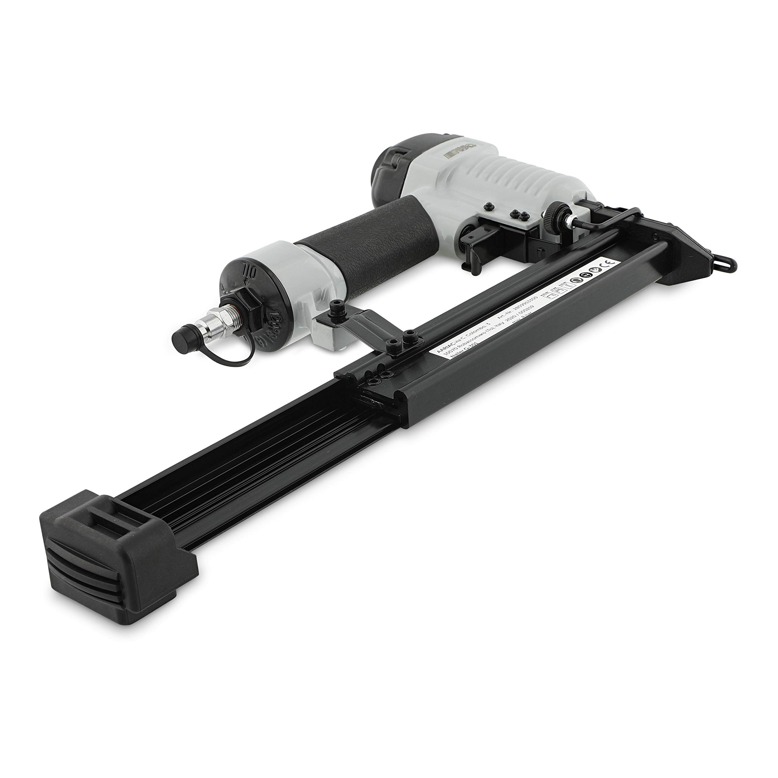 ABAC Chiodatrice Combinata Pneumatica G-301 - Valigetta in plastica con accessori (chiave esagonale 3 e 4mm + bottiglia di olio vuota) - Fino a 100 chiodi o graffe - chiodo: 15-32mm - graffa: 16-32mm
