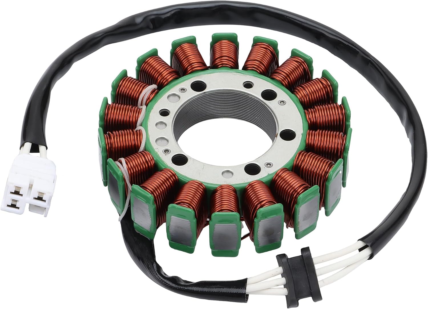 WOOSTAR 18 Coil 3 Wire Magneto Stator Replacement for 2012-2016 ER650 EX650 ER-6N EX650 EN650 V 650 Z650 OEM 21003-0164 21003-0118