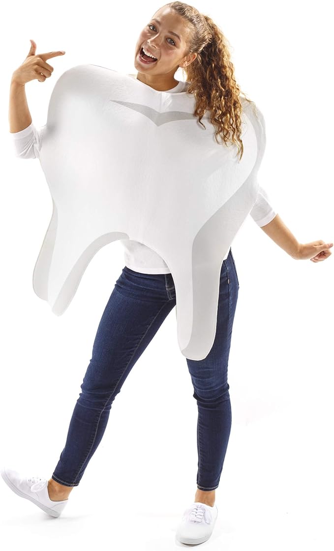 Sweet Tooth Halloween Costume - One Size Unisex Dental Hygeine Outfit