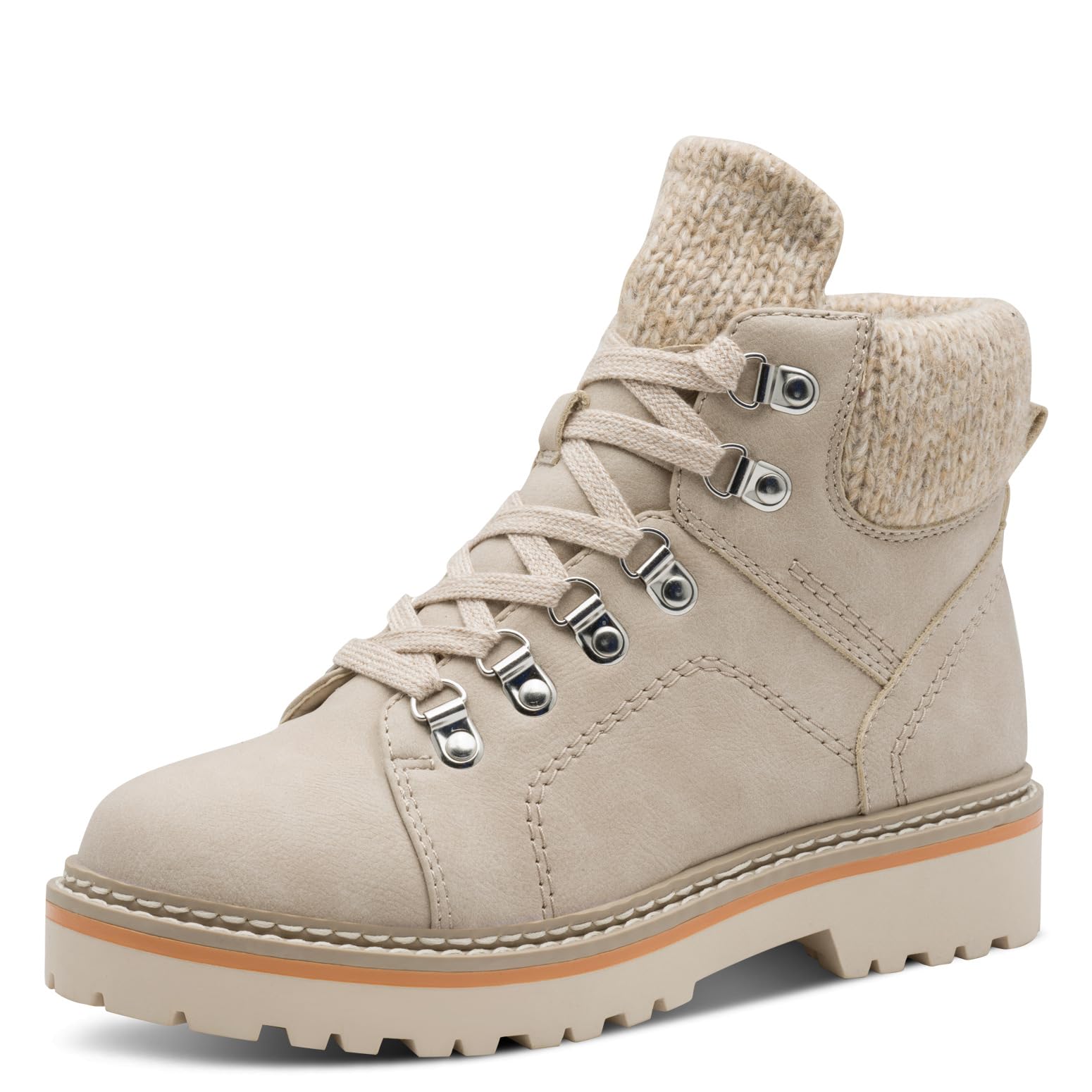 Tamaris Women's Damen Wl Lace Boot 1-26264-43 Snow, Brown, 4 UK